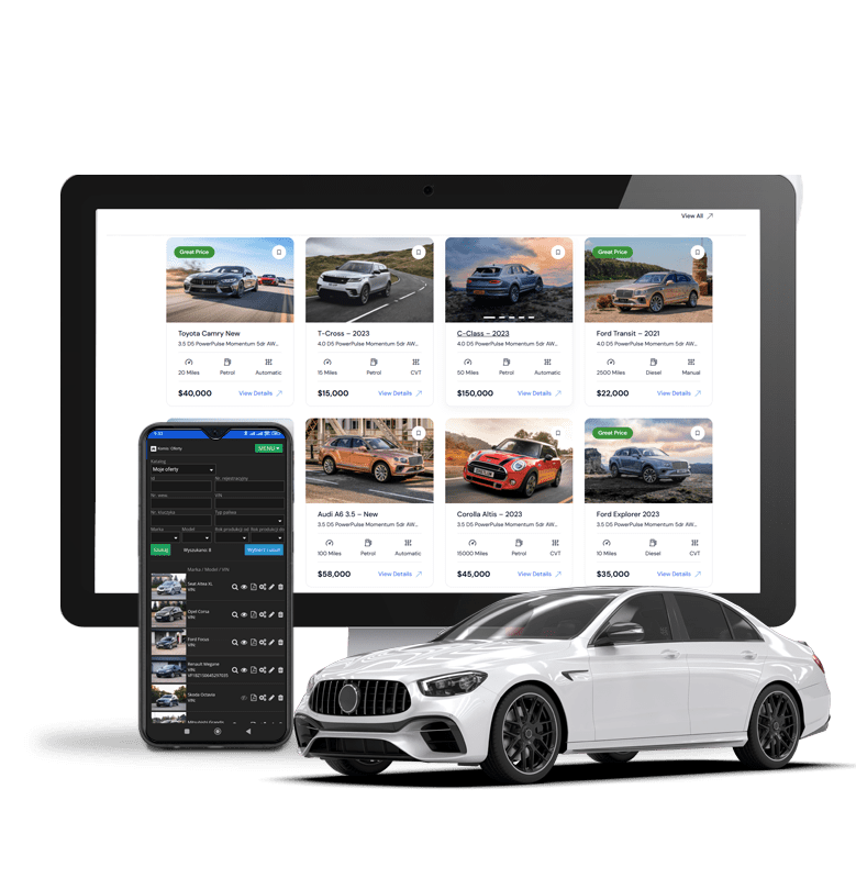 Strona www dla komisu 1 Strona www dla komisu samochodowego z aplikacją do zarządzania autohandlem